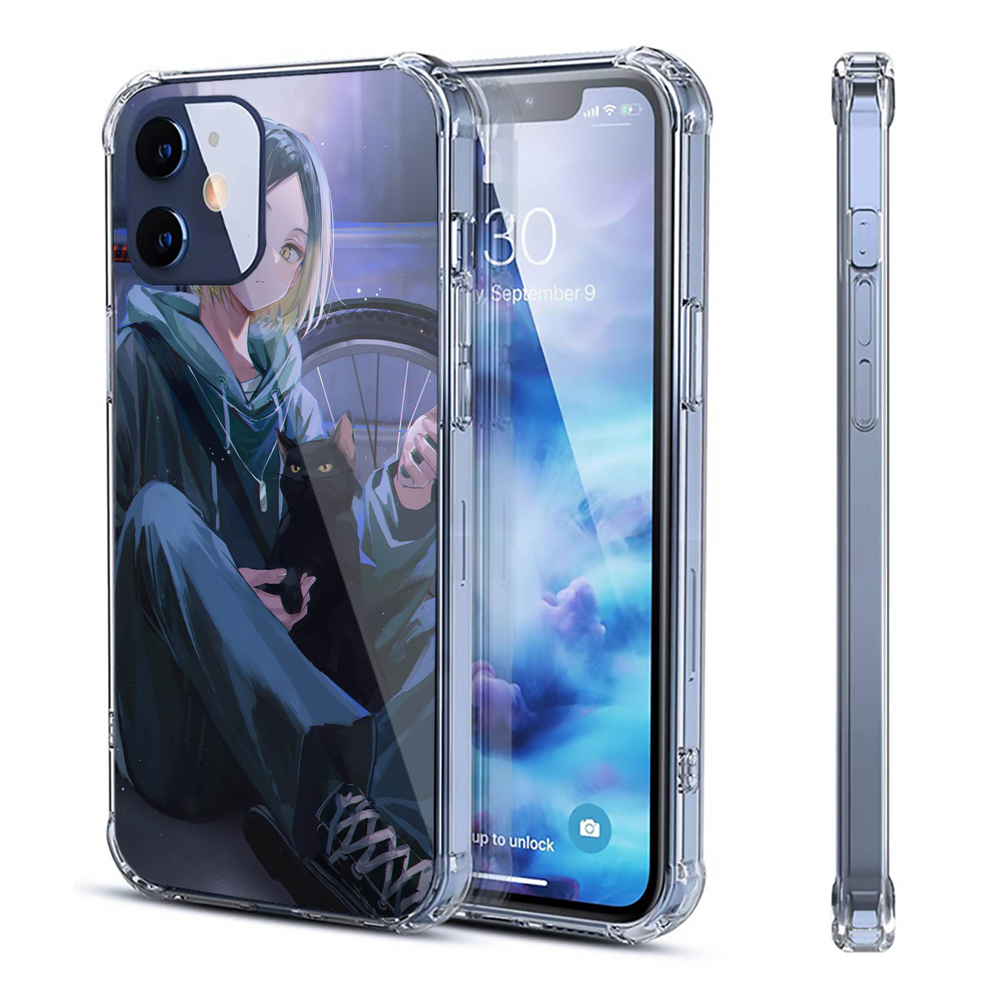 （画像用） ハイキュー!! Haikyu!! 【iPhone 12シリーズ対応】透明スマホケース（クリアソフトケース）